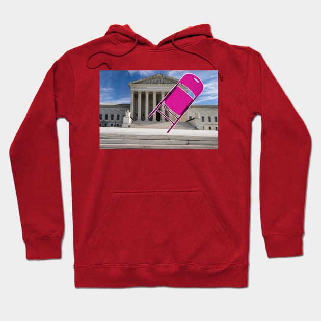 Folding Chair To The Supreme Court - Double-sided Hoodie by Blacklivesmattermemorialfence